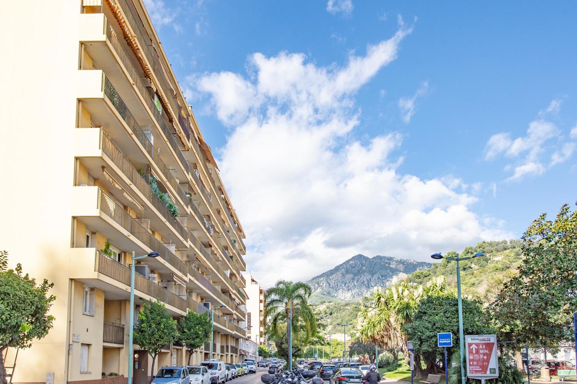 Le Landella Lägenhet Menton Exteriör bild